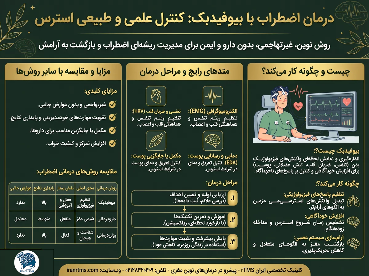 درمان اضطراب با بیوفیدبک
