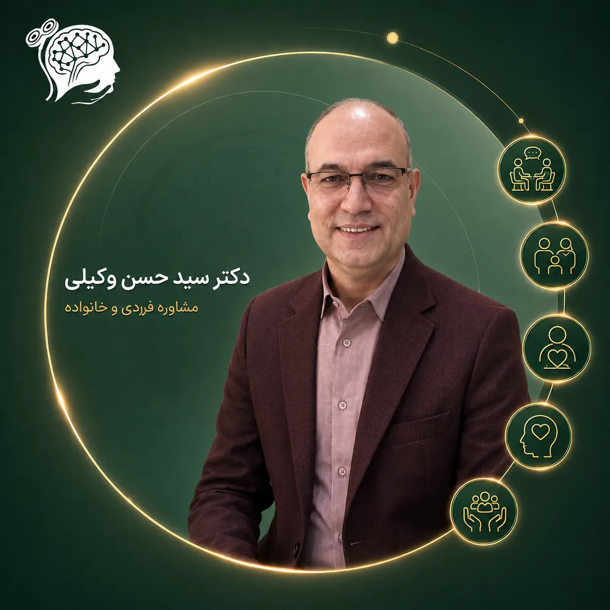 دکتر سید حسن وکیلی مشاوره فردی و خانواده
