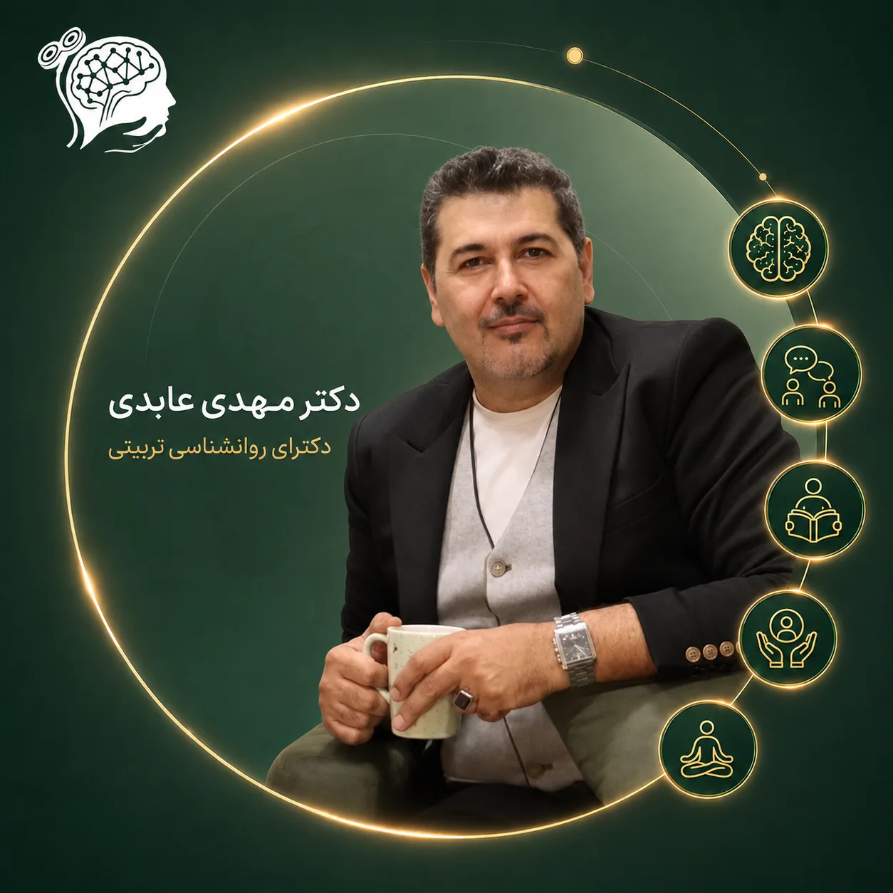 دکتر مهدی عابد دکترای روانشناسی تربیتی