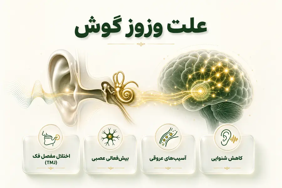 علت وزوز گوش